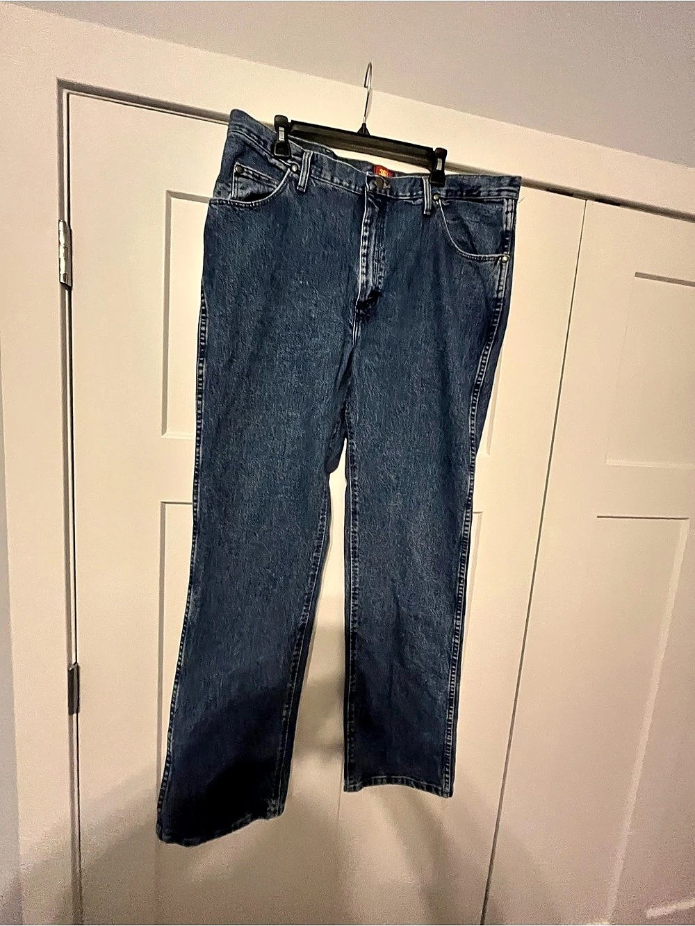 Wrangler Cowboy Cut Slim Fit Jean 36 MWZ Men's Blue Waist 40 34 40x34